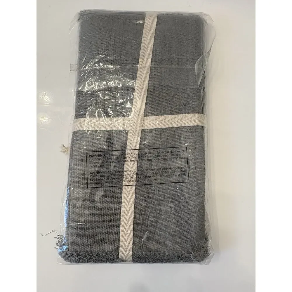 Mary & Martha Simply Elegant Napkins Set Of Four Gray